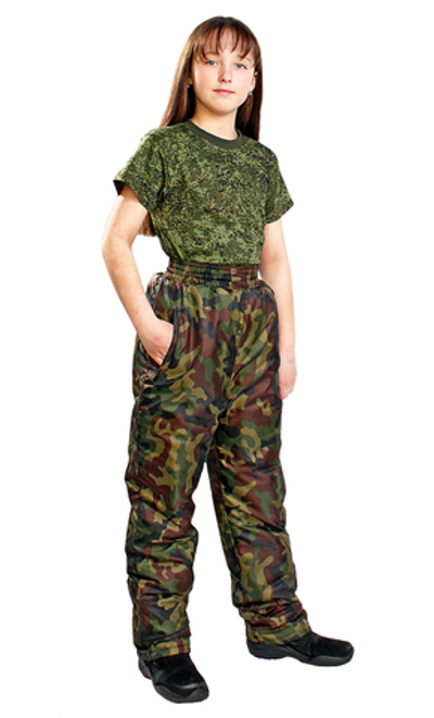 Брюки утеплённые детские Оксфорд КМФ