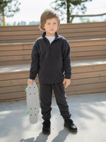 Олимпийка флисовая на молнии "Графит"