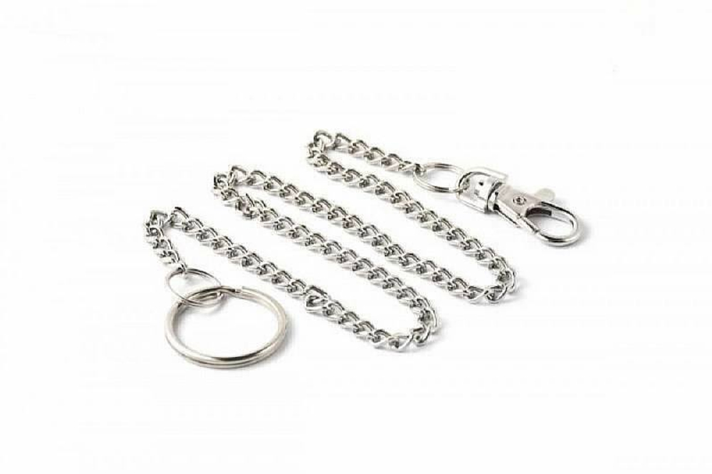 Цепочка с карабином и кольцом