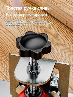 Опора для скрытого монтажа двери, Нержавеющая сталь, Зажим для крепления двери шкафа, диапазон регулировки 36 мм, Зажим для рамы шкафа, Бытовой деревообрабатывающий инструмент