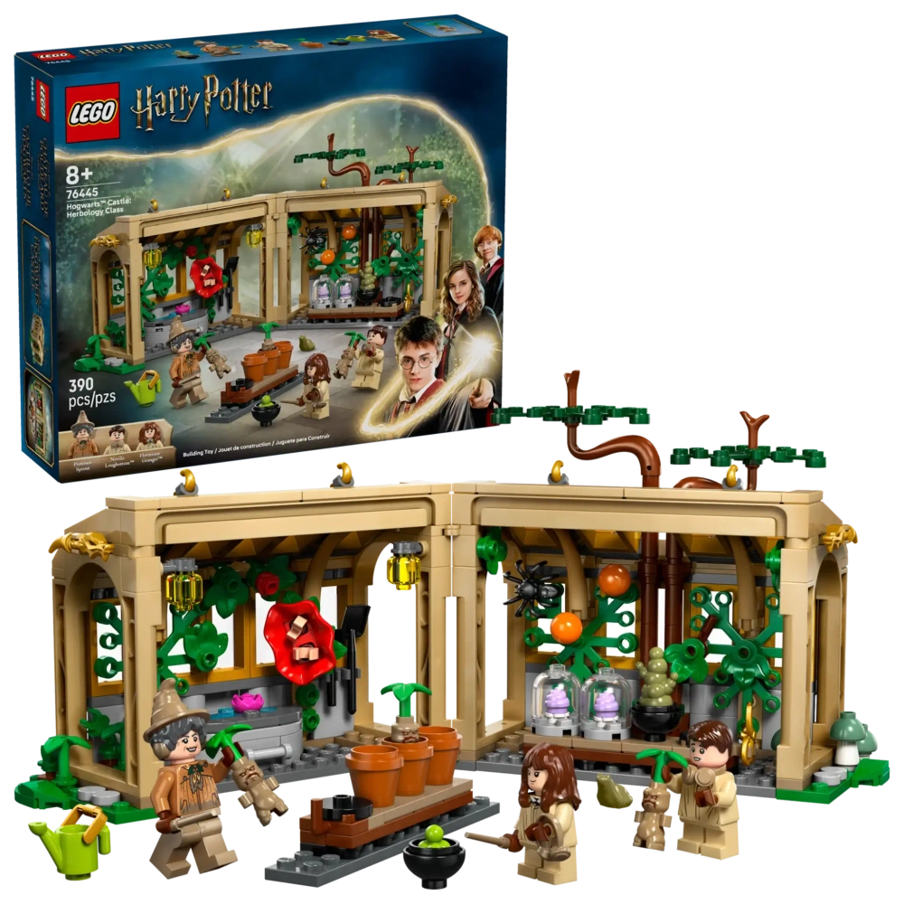 Конструктор LEGO Harry Potter 76445 Замок Хогвартс: Урок гербологии