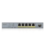 L2 коммутатор PoE+ для IP-видеокамер ZYXEL GS1350-6HP [GS1350-6HP-EU0101F]