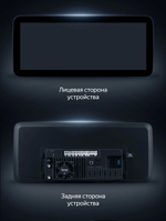 Магнитола для Toyota Highlander 2 XU40 2007-2013 (поддержка JBL) - Teyes LUX ONE 360 монитор 12.3" 2K QLED на Android 10, 6/128Гб, CarPlay, 4G SIM-слот, 4 камеры в комплекте