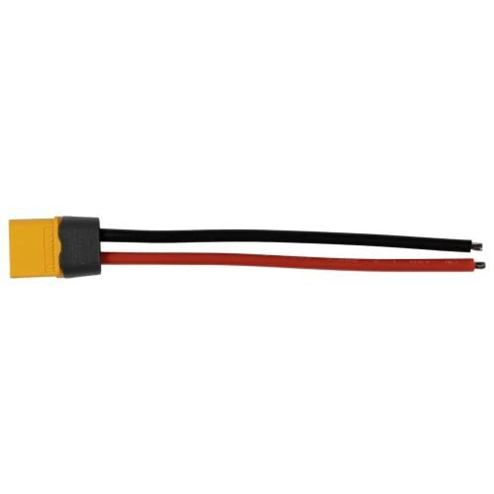 Разъем XT60H-M папа с проводом 10см 14AWG