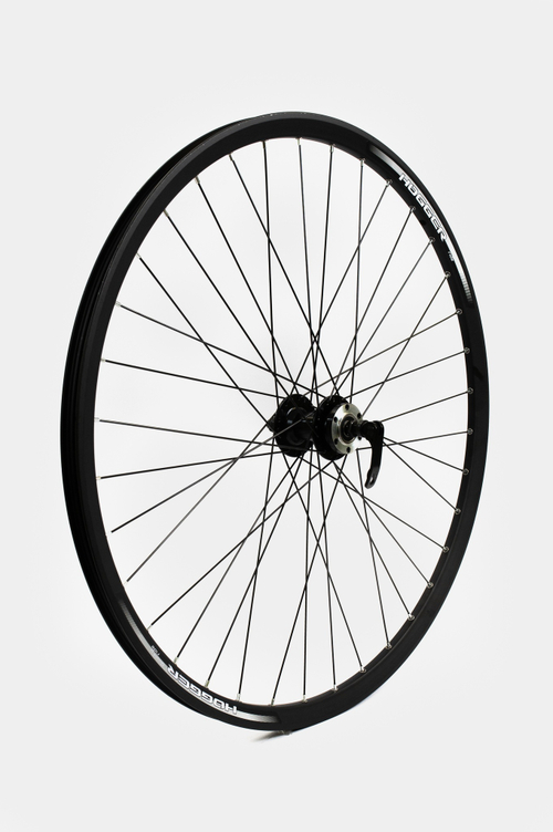 Колесо переднее 29" HOGGER ал. двойной обод пистон. черный, ДИСК эксц.промподш. черный спица черный(Weinmann)