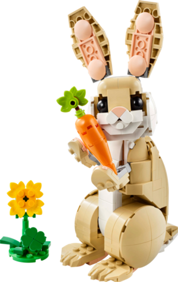 Конструктор Лего Креатор Милый кролик | LEGO Creator Cute Bunny коллекционный набор, 31162, 326 деталей (8+)