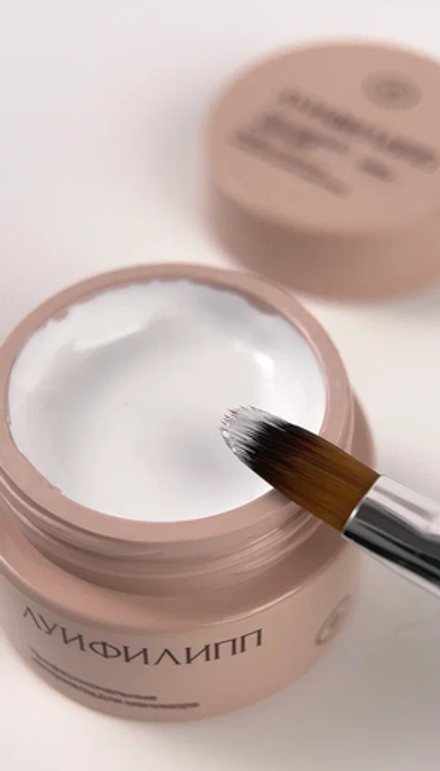 Луи Филипп Paint gel White - Гель-краска без липкого слоя для дизайна, 5гр