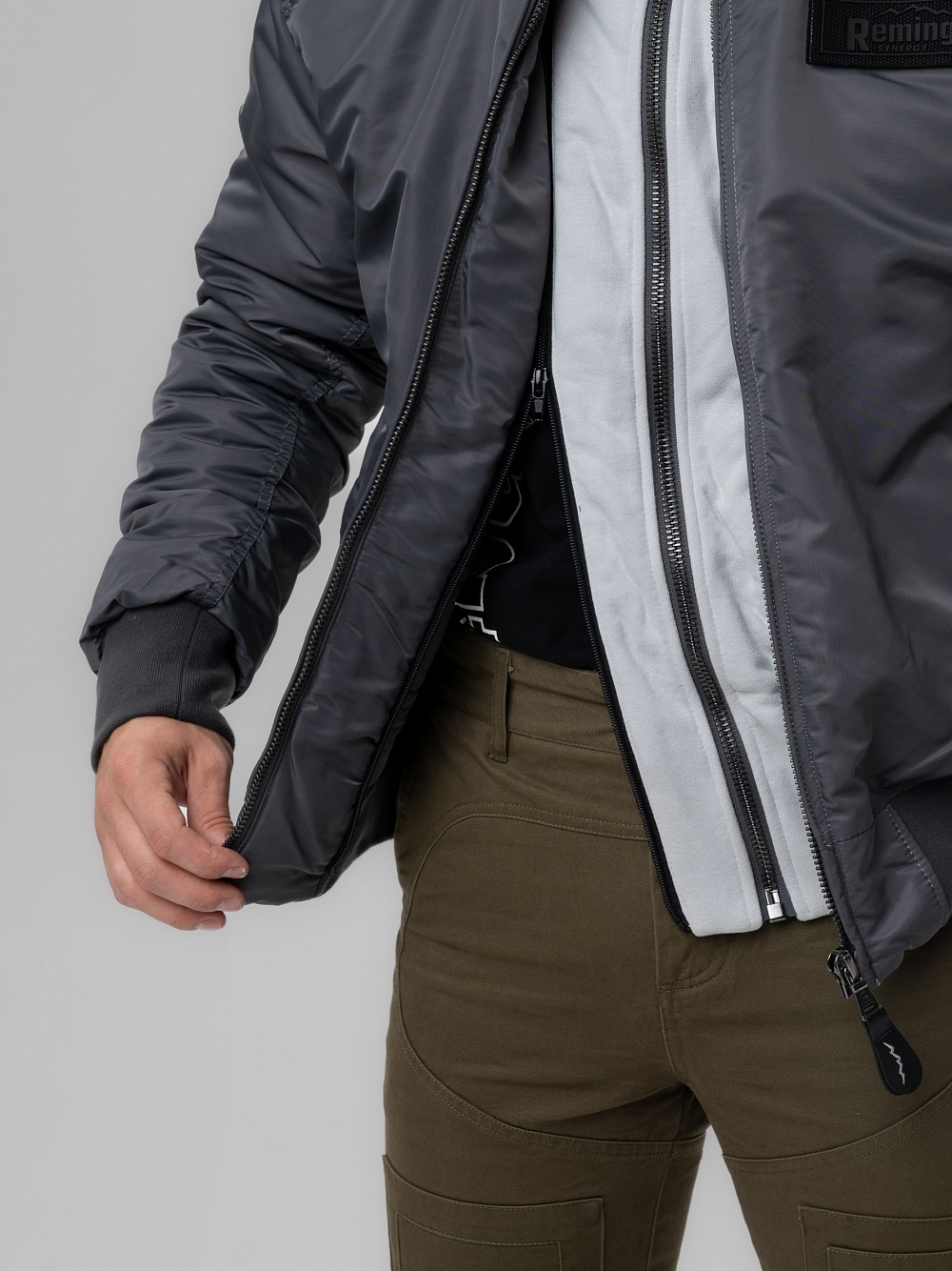 Куртка Бомбер Remington Wenham Gray р. XL