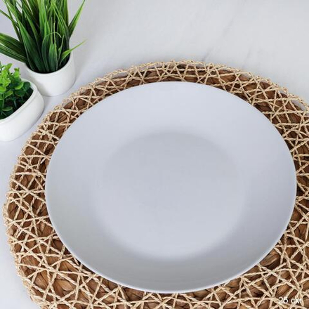 Тарелка 254 мм Серый / GY-LMLPP100 /уп 36/