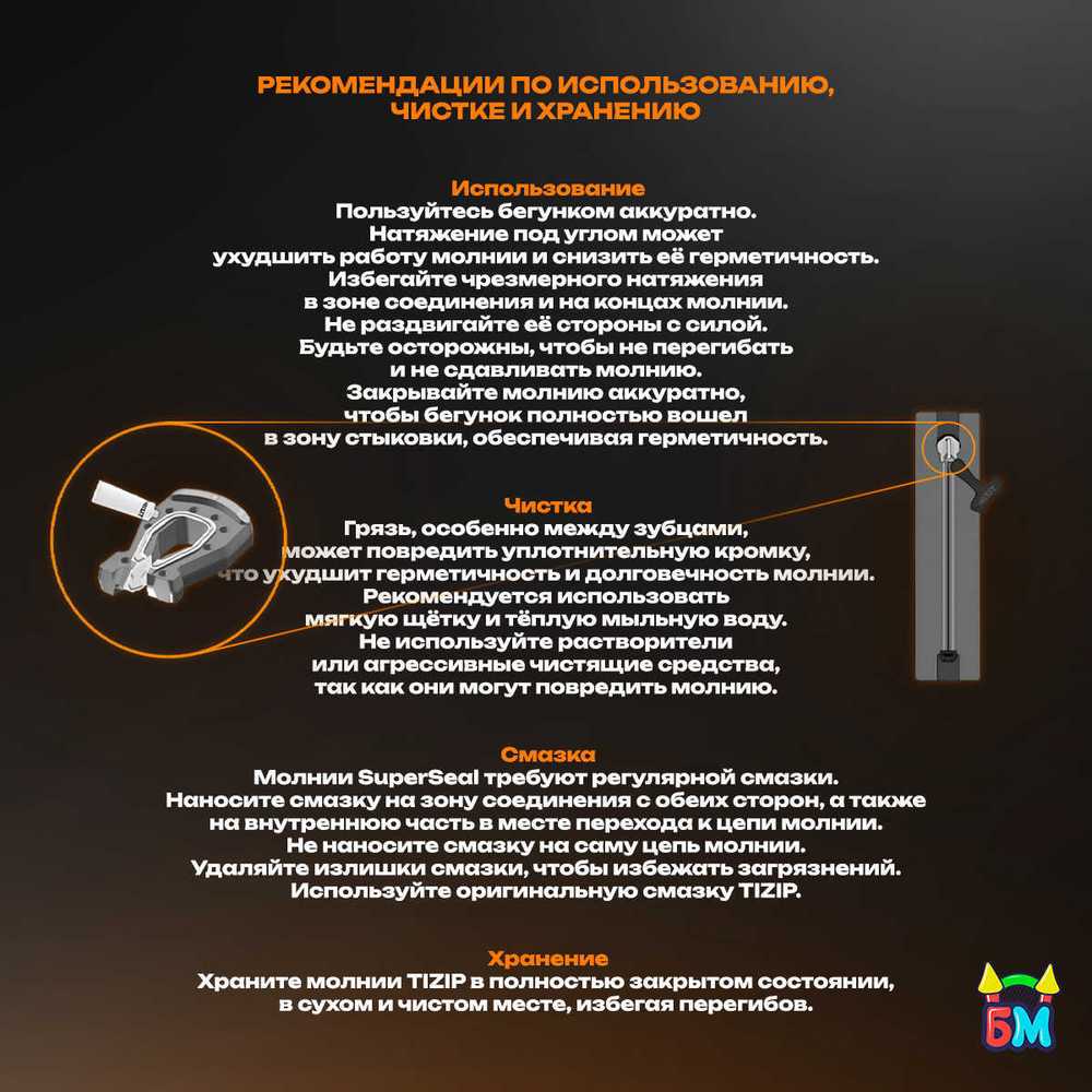 Герметичная водонепроницаемая молния TIZIP (ТИЗИП) SUPERSEAL, 94 см