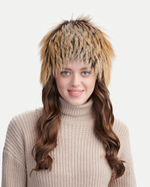 Шапка из меха лисы