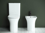 Унитаз-компакт безободковый Ceramica Nova Star CN1904-B с крышкой-сиденьем микролифт, белый глянец