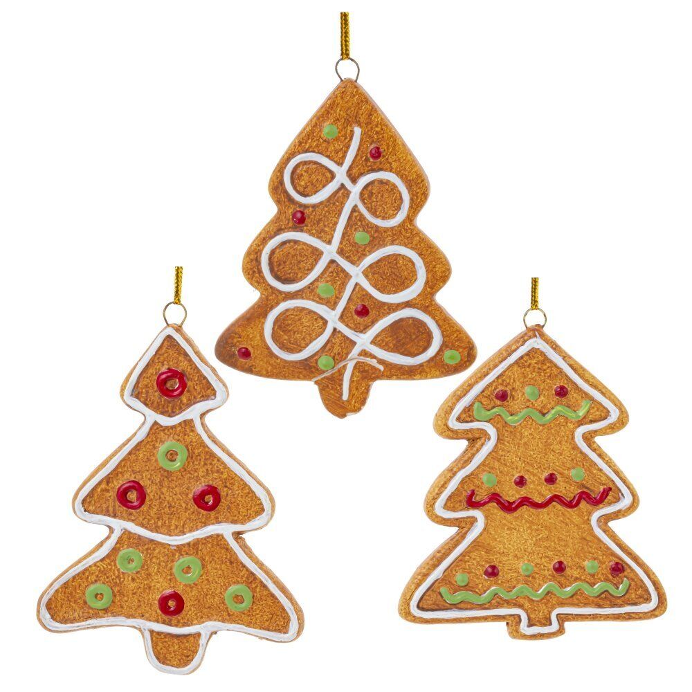 GAEM Украшение новогоднее "Елка пряничная", L7 W0,6 H8,5 см, 3в.