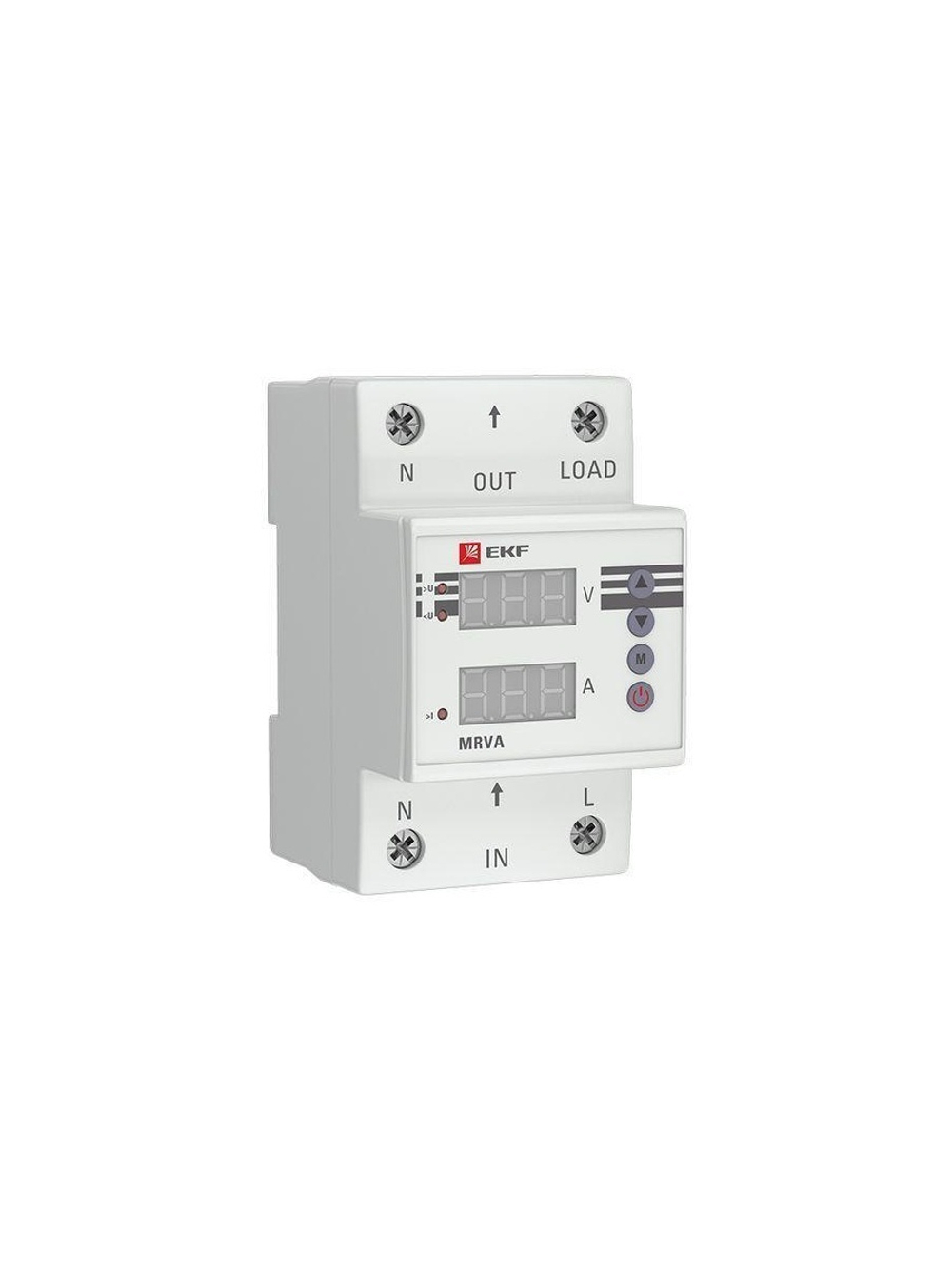 Реле напряжения и тока с дисплеем MRVA 50А PROxima EKF MRVA-50A
