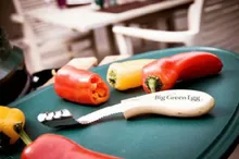 Подставка для 20 фаршированных перчиков с ножом, Big Green Egg