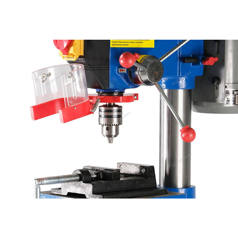 NORDBERG (ND1352) Станок сверлильный 450Вт, 13мм, макс расстояние до стола 255мм, 5 скоростей, тиски