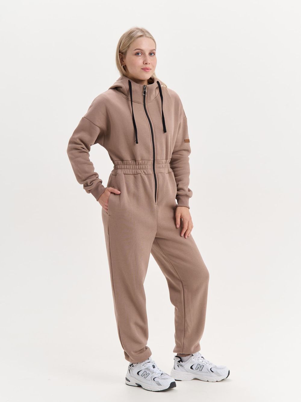 Комбинезон оверсайз "Кокос" женский утепленный