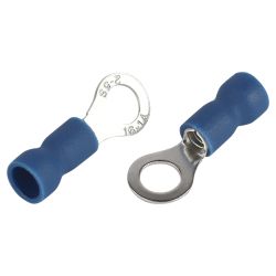 Наконечник кольцевой ЭРА NO-225-22 НКИ 2.5-5 с изолированным фланцем (упаковка 10 шт.) | Наконечники слаботочные