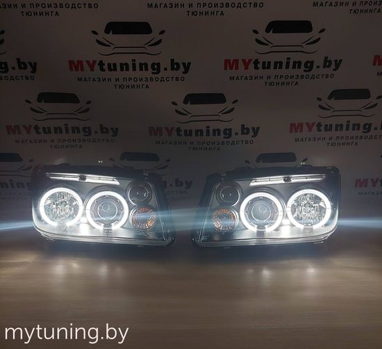 Передние фары BLACK для Volkswagen Bora