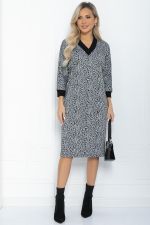 Платье Любите женщину (черно-белое) НЬЮ П12088 LT Collection