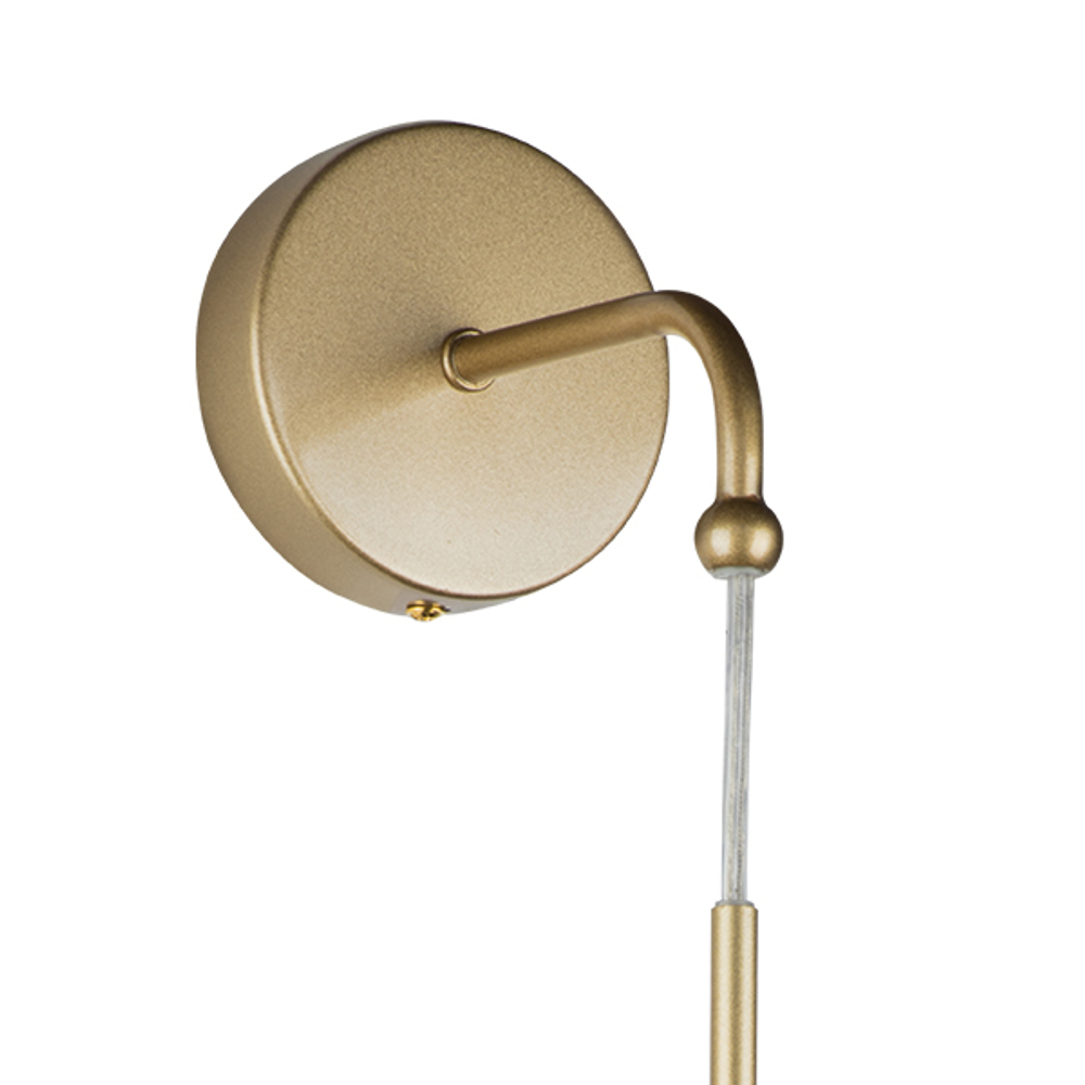 690513 Бра RAMO 1х40W E27 ШАМПАНЬ/ПРОЗРАЧНЫЙ