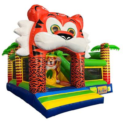 Коммерческий надувной батут "Тигруша", 4,5*4,5*3,5 м