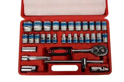 НАБОР ГОЛОВОК С ТРЕЩЕТКОЙ 32ШТ DA-32