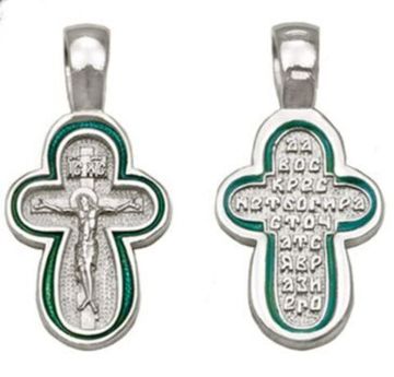 Крест с эмалью