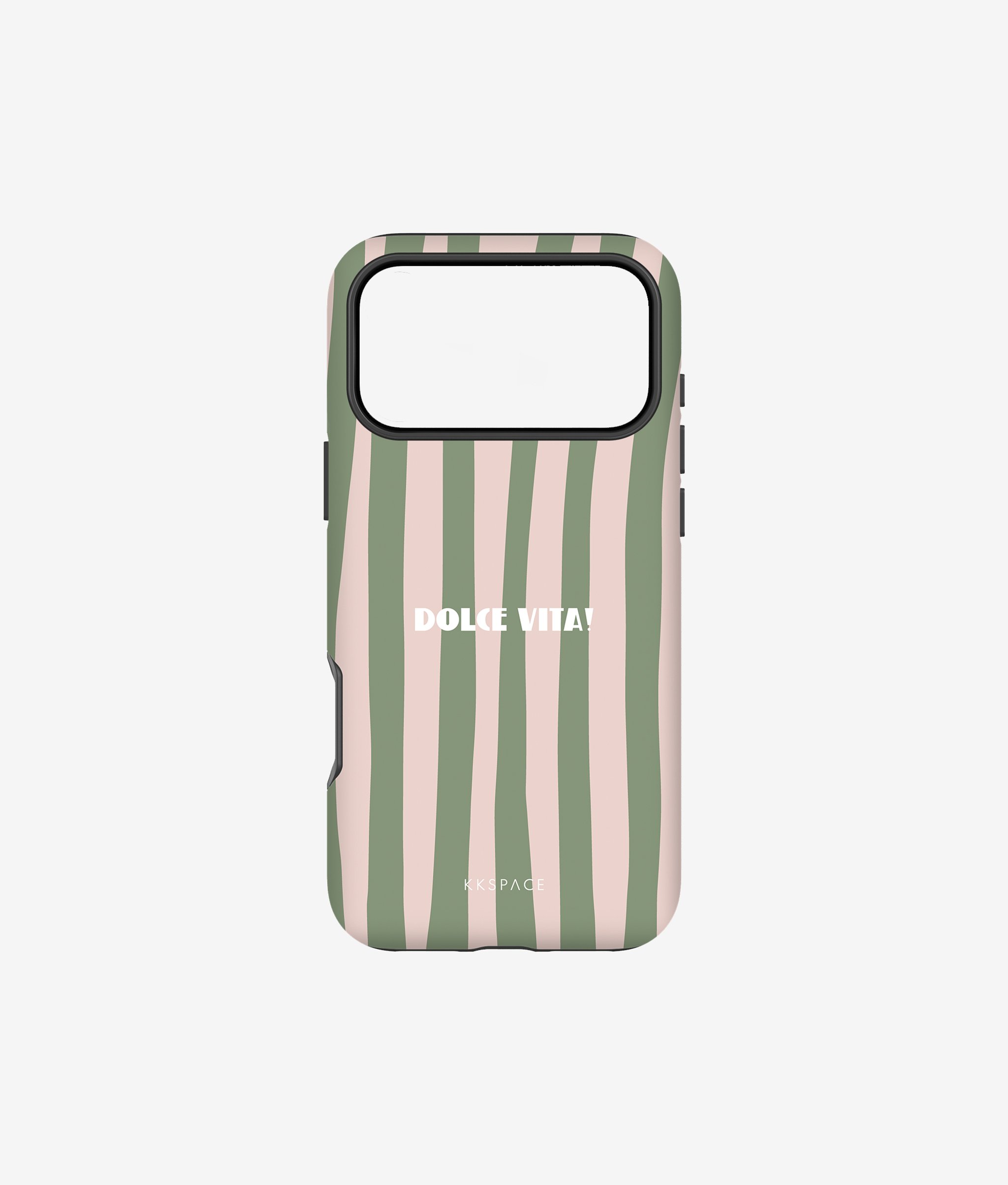 Чехол DOLCE VITA (розово-оливковый) для iPhone