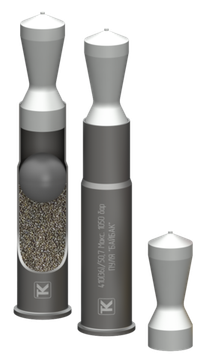 ПАТРОН ДЛЯ ГРАЖДАНСКОГО ОРУЖИЯ .410/50,7 БАЙБАК [ТК] 410/76, 10гр. метал. гильза