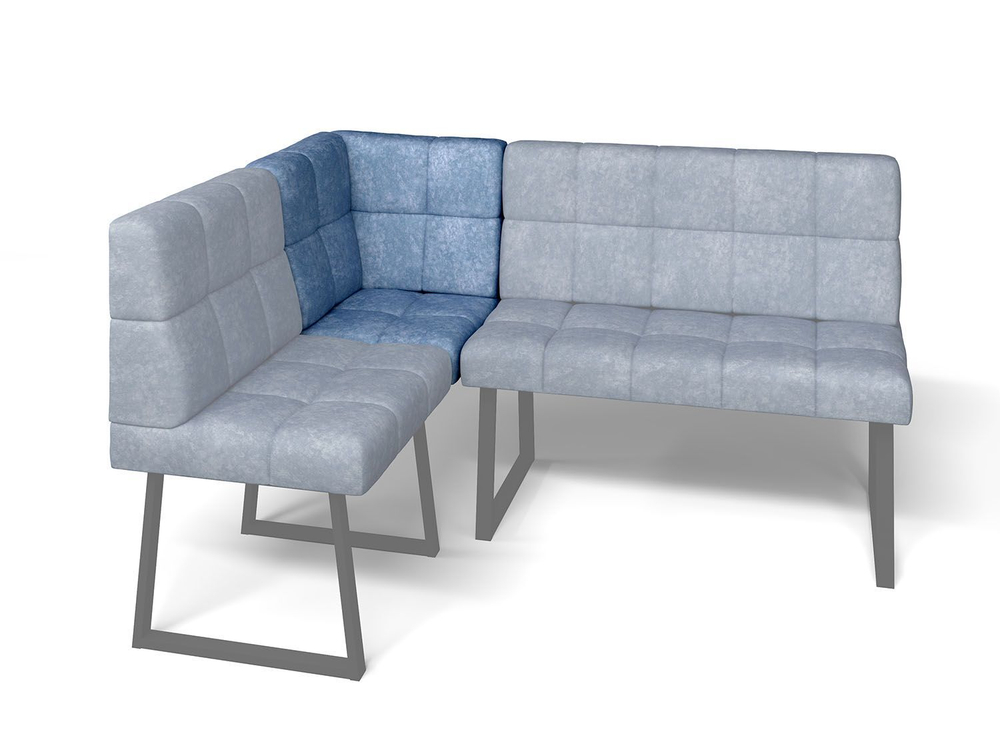 Кухонный диван Реал МУ 590 Лагуна/Черный муар