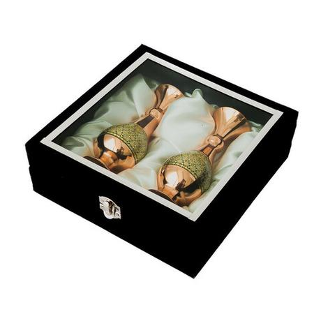 Подарочный набор иранских сувениров 2 медные вазы хатам кари 12104536 Иран