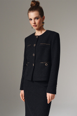 1898 Жакет женский (черный)