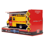 Модель ин. мет. "ГАЗель Next. Аварийная" 15см. свет-звук, дв, в коробка NEXTFIR-15SLEM-YE (Технопарк)