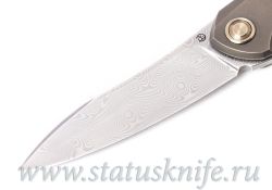 Нож Чебуркова Русский Дамаск Bronzeфотография - 2