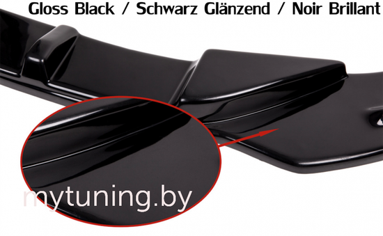 Сплитер переднего бампера для VW Golf 7