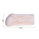 Мастурбатор с рифленым рельефом (Цвет: телесный)