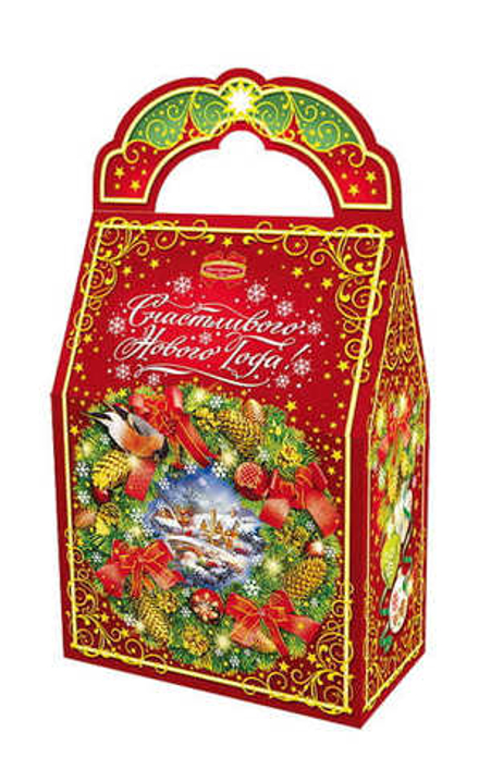 Новогодний подарок "Рождественский венок" 1500г. Коммунарка