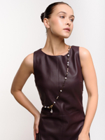 Колье "Sea pearl hematite" Gold