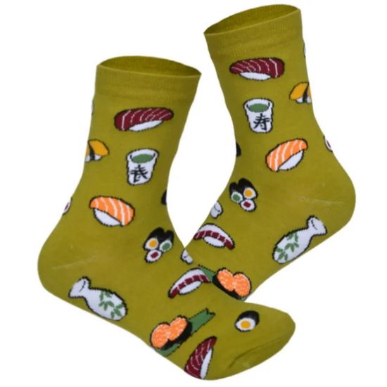 Носки "Суши", р-р 36-40 (салатовый)