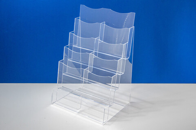 Подставка для буклетов А5 верт 5 -ти яр на 10 отделений