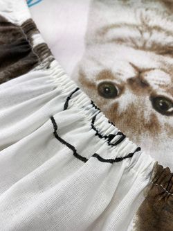 Постельное белье перкаль Сказка "Пушистики" 1,5-сп Наволочка 50х70 см 1 шт Простынь на резинке 90x200 см Пододеяльник 145x205 см