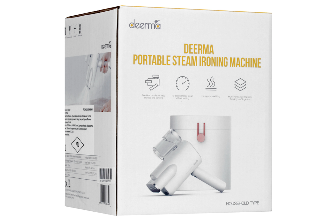 Отпариватель DEERMA DEM-HS007, ручной, 800Вт, автовыключение