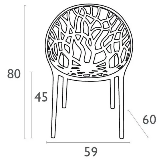 Стул Crystal прозрачный