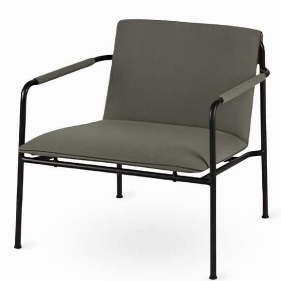 Лаунж-кресло Bam серое