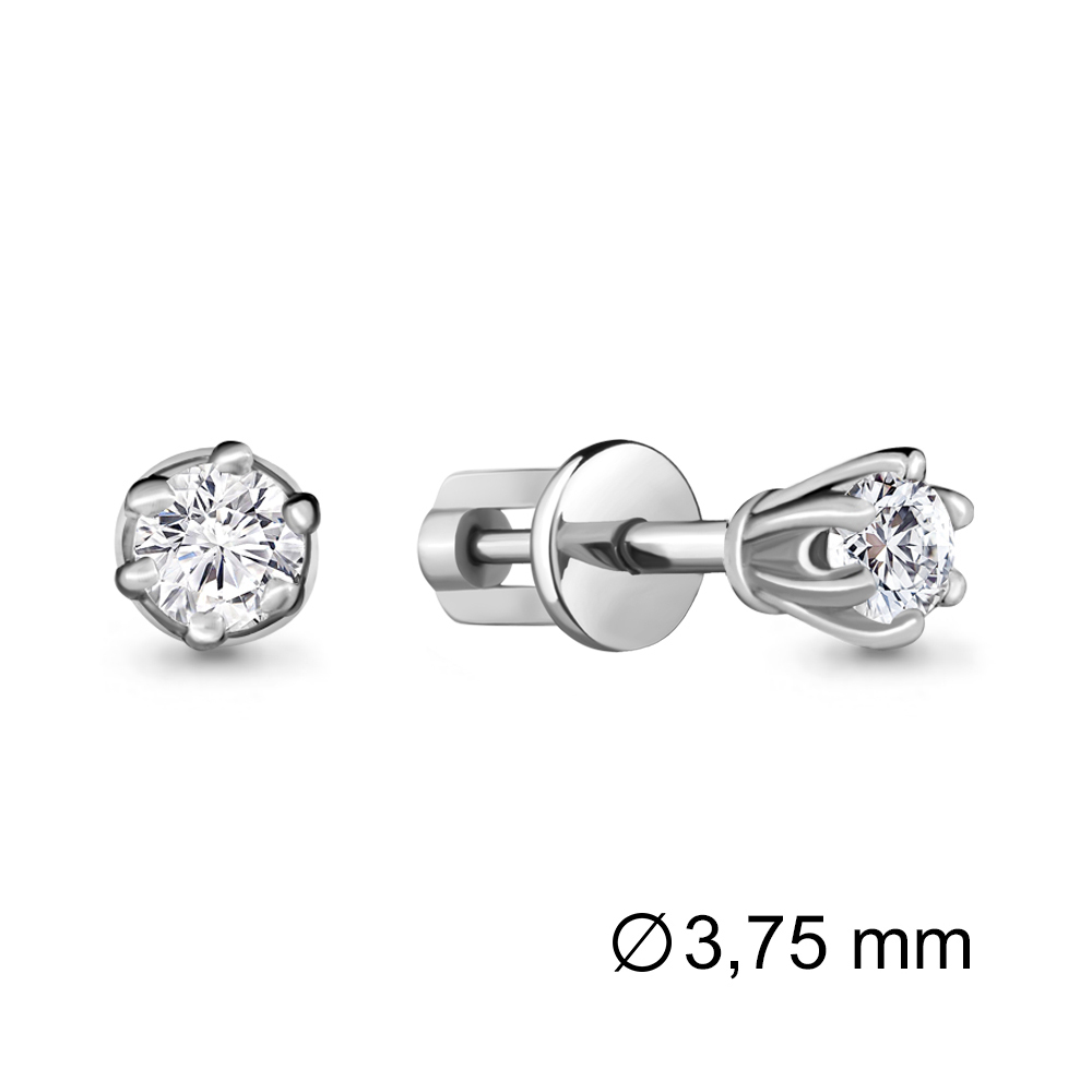 941354 Серьги из Золота с бриллиантами