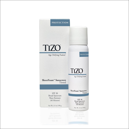 Спрей солнцезащитный для лица и тела с оттенком TIZO SheerFoam Sunscreen SPF 30 Tinted