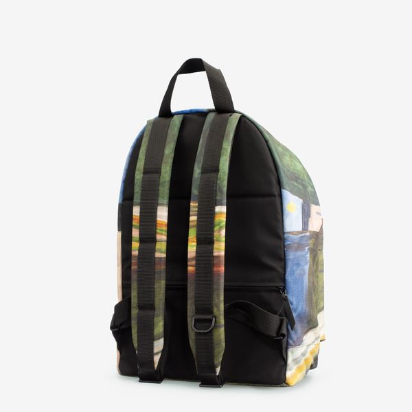 Рюкзак Daypack Девушки на мосту (Эдвард Мунк) зеленый - фото 2