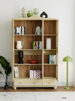 Шкаф витрина Бритта трехдверный лак