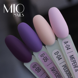 Гель-лак MIO NAILS G-09. Темный пурпур, 8мл